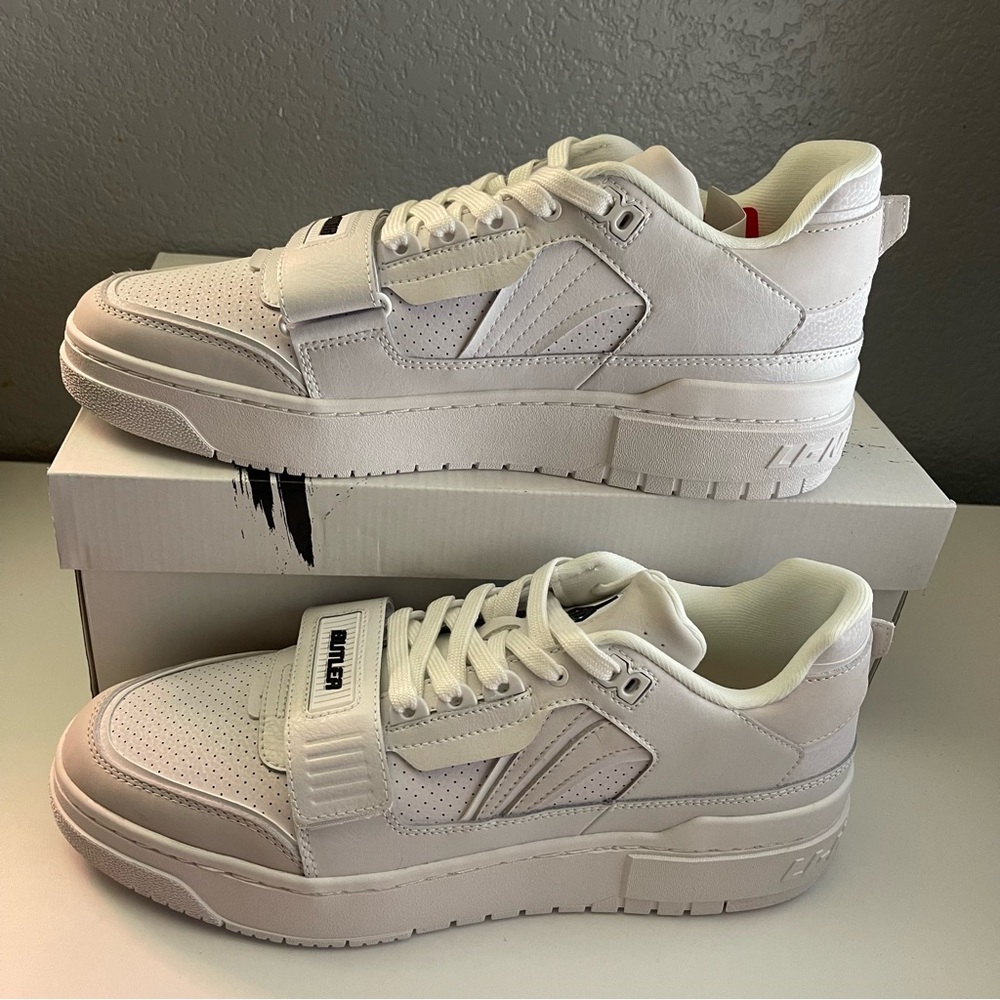 Li-Ning Hoops Leather Sneakers - ABCS027-HN - Size 13